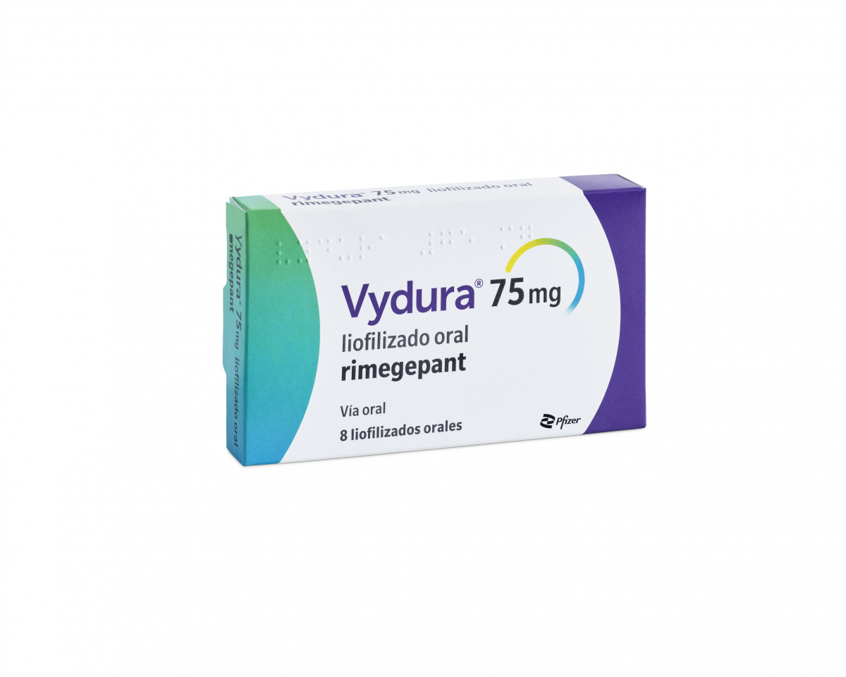 VYDURA 75 MG LIOFILIZADO ORAL, 16 comprimidos fotografía del envase.