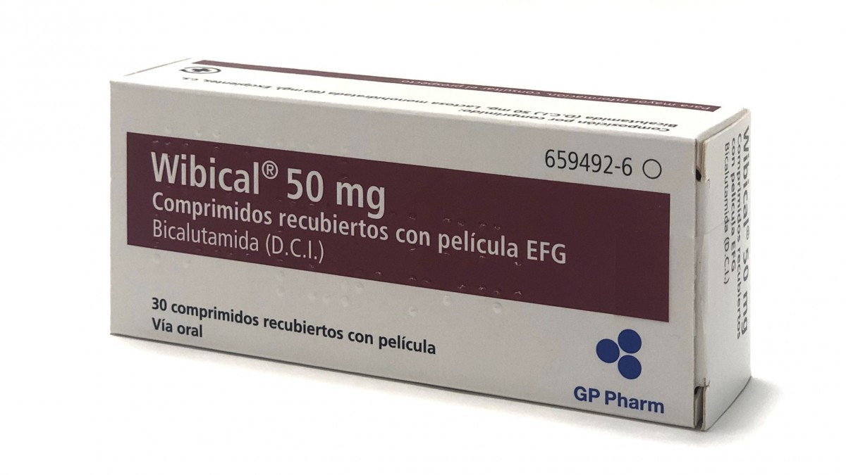 WIBICAL 50 mg COMPRIMIDOS RECUBIERTOS CON PELICULA EFG, 30 comprimidos fotografía del envase.