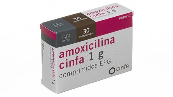 AMOXICILINA CINFA 1000 MG COMPRIMIDOS EFG , 30 Comprimidos. Precio: 5.71€.