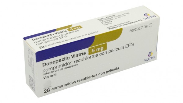 DONEPEZILO VIATRIS 5 MG COMPRIMIDOS RECUBIERTOS CON PELICULA EFG 28 Comprimidos Precio 32 58