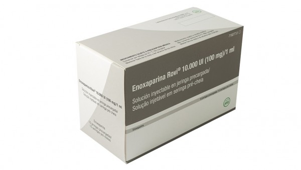 ENOXAPARINA ROVI 10.000 UI (100 MG)/1 ML SOLUCION INYECTABLE EN JERINGA ...