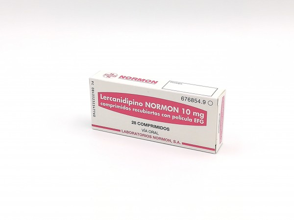 Lercanidipino Normon 10 Mg Comprimidos Recubiertos Con Pelicula Efg 28