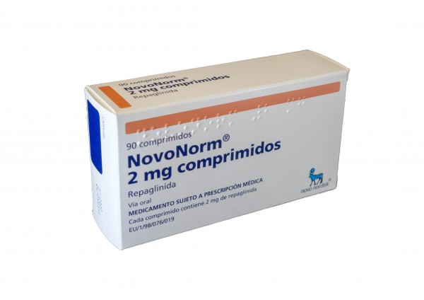 NOVONORM 2 Mg, COMPRIMIDOS, 90 Comprimidos. Precio: 11.18€.