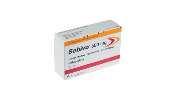 SEBIVO 600 Mg COMPRIMIDOS RECUBIERTOS CON PELICULA, 28 Comprimidos.