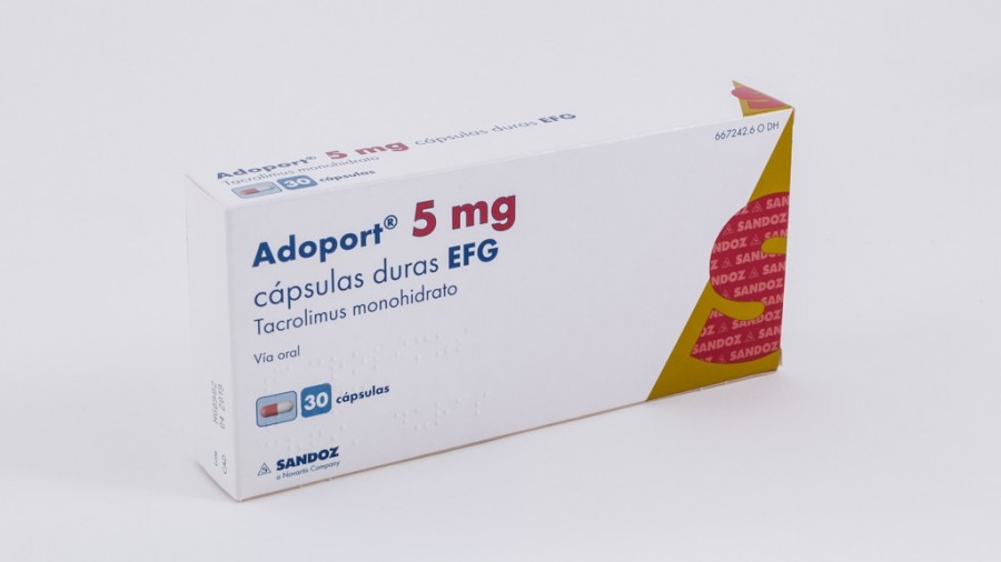 ADOPORT 5 mg CAPSULAS DURAS EFG, 30 cápsulas fotografía del envase.
