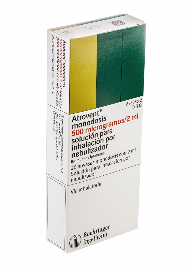 ATROVENT MONODOSIS 500 mcg/ 2ml SOLUCION PARA INHALACION