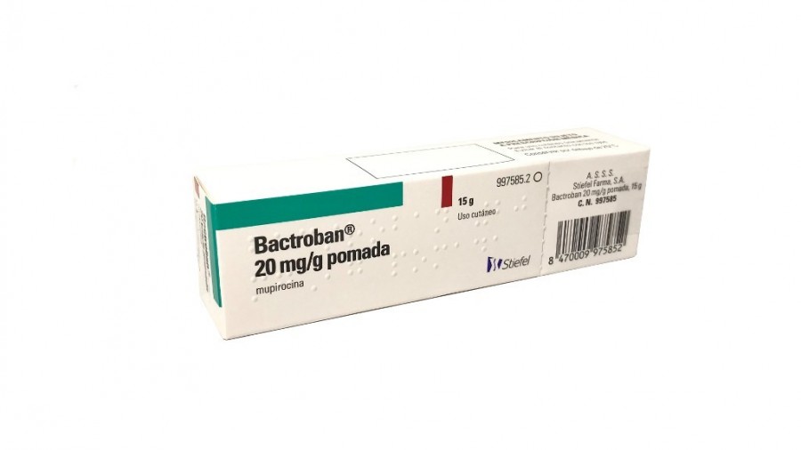 BACTROBAN 20 mg/g pomada , 1 tubo de 15 g fotografía del envase.