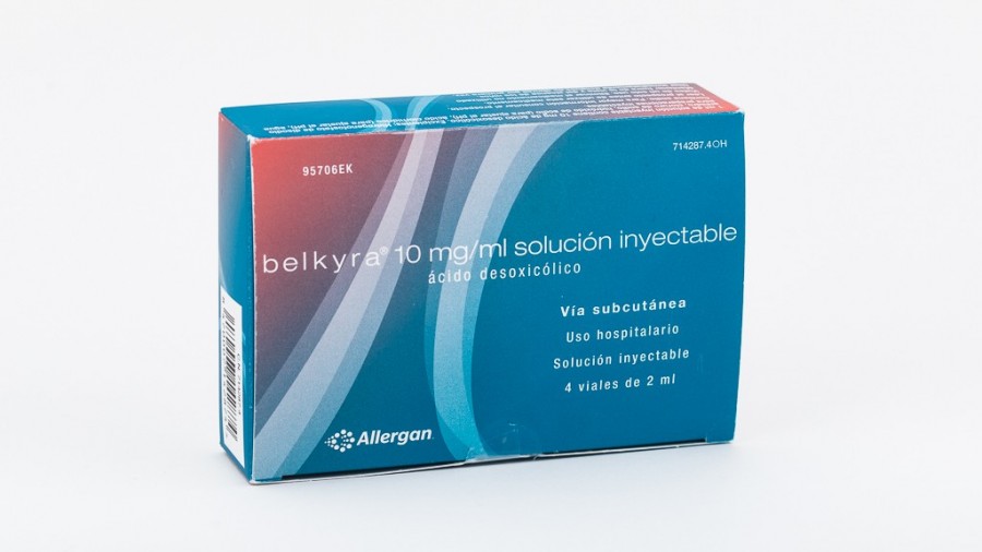 BELKYRA 10 MG/ML SOLUCION INYECTABLE, 4 viales inyectable 2 ml fotografía del envase.