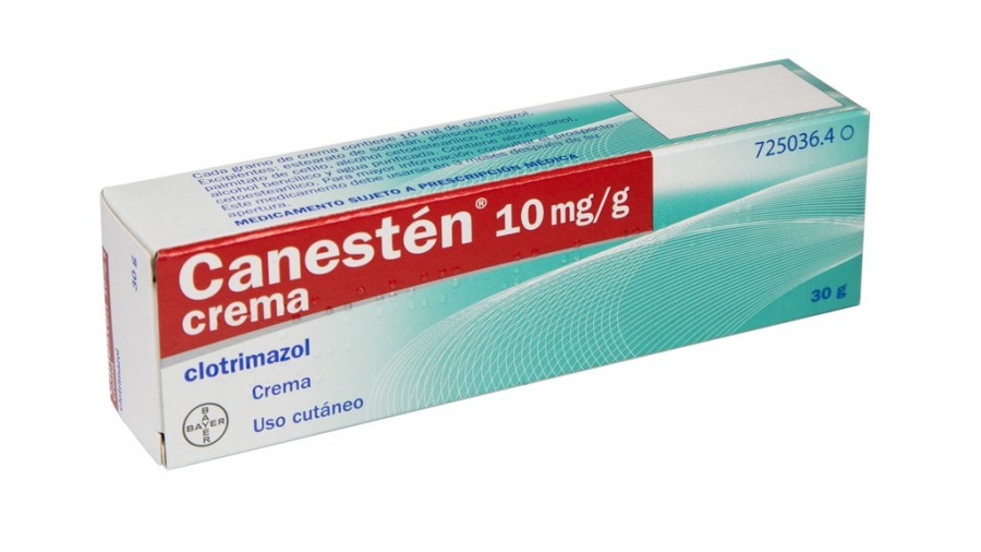 CANESTEN 10 mg/g CREMA, 1 tubo de 30 g fotografía del envase.