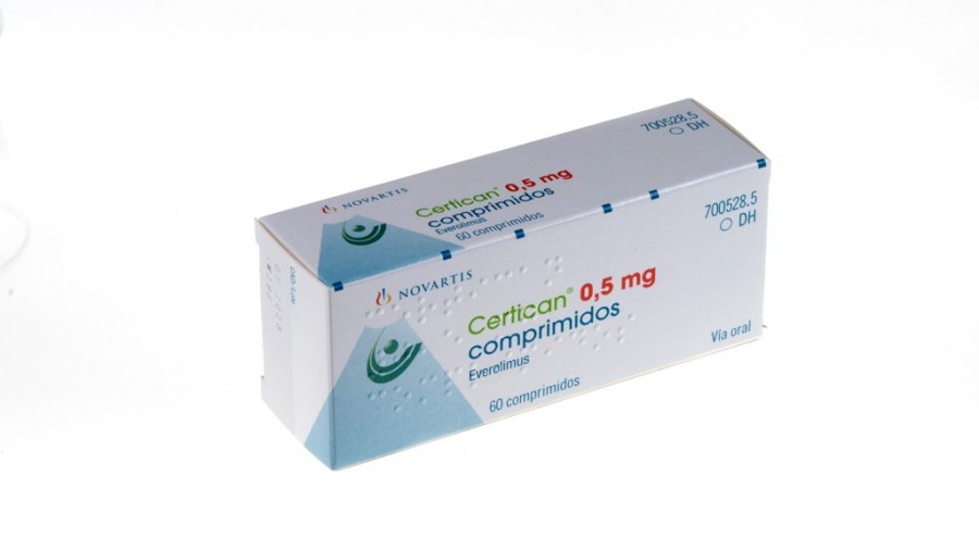 CERTICAN 0,5 mg COMPRIMIDOS , 60 comprimidos fotografía del envase.