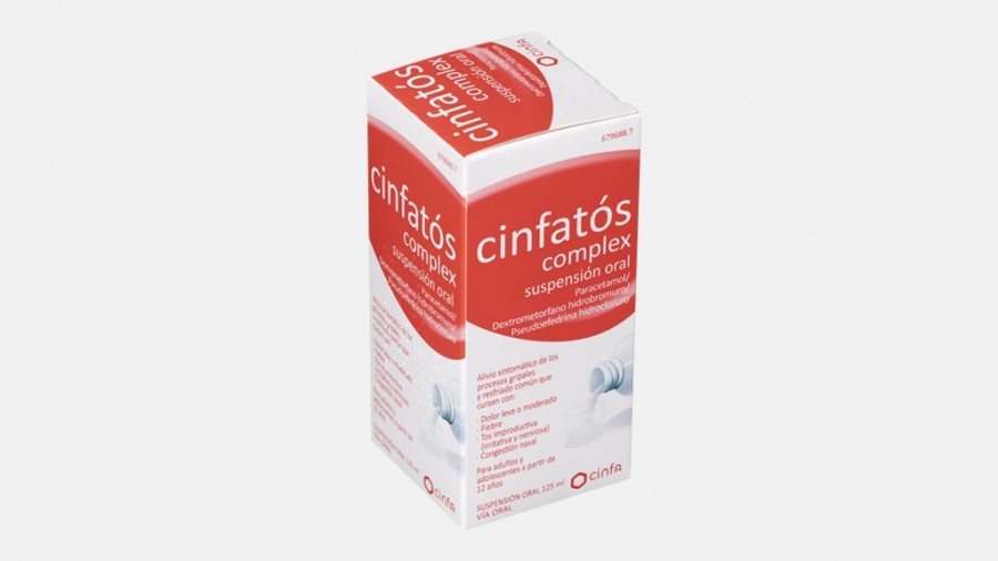 CINFATOS COMPLEX suspensión oral , 1 frasco de 125 ml fotografía del envase.
