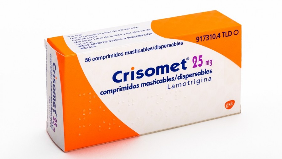 CRISOMET 25 mg COMPRIMIDOS MASTICABLES/DISPERSABLES, 56 comprimidos fotografía del envase.
