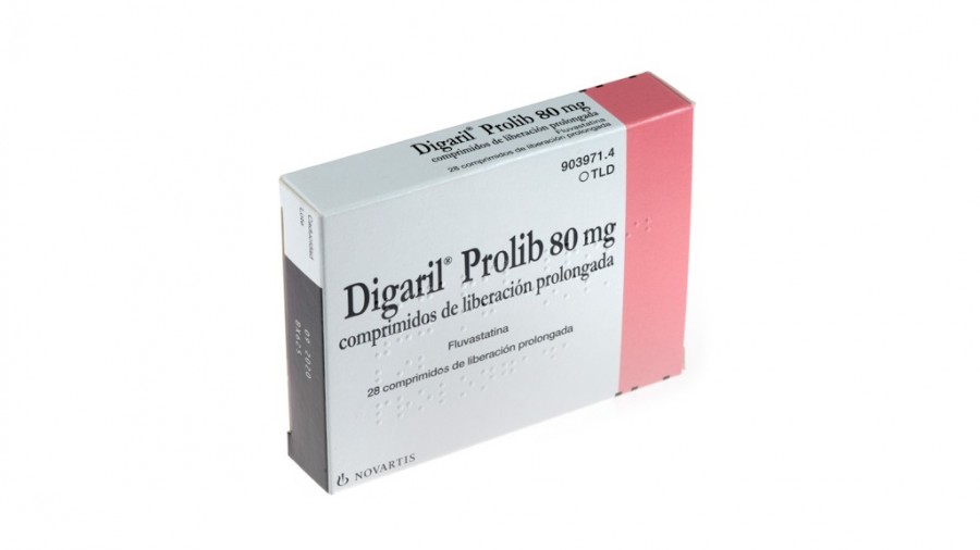 DIGARIL PROLIB 80 mg COMPRIMIDOS DE LIBERACION PROLONGADA , 28 comprimidos fotografía del envase.