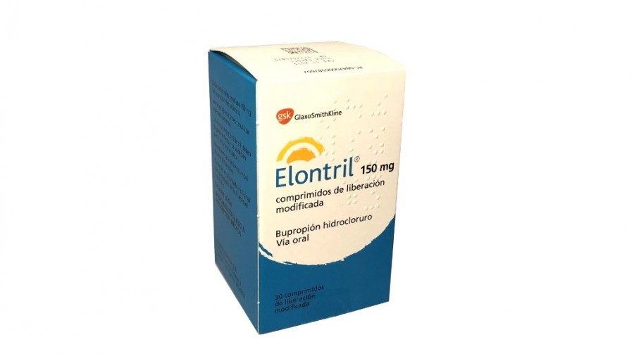 ELONTRIL 150 mg COMPRIMIDOS DE LIBERACION MODIFICADA , 30 comprimidos fotografía del envase.