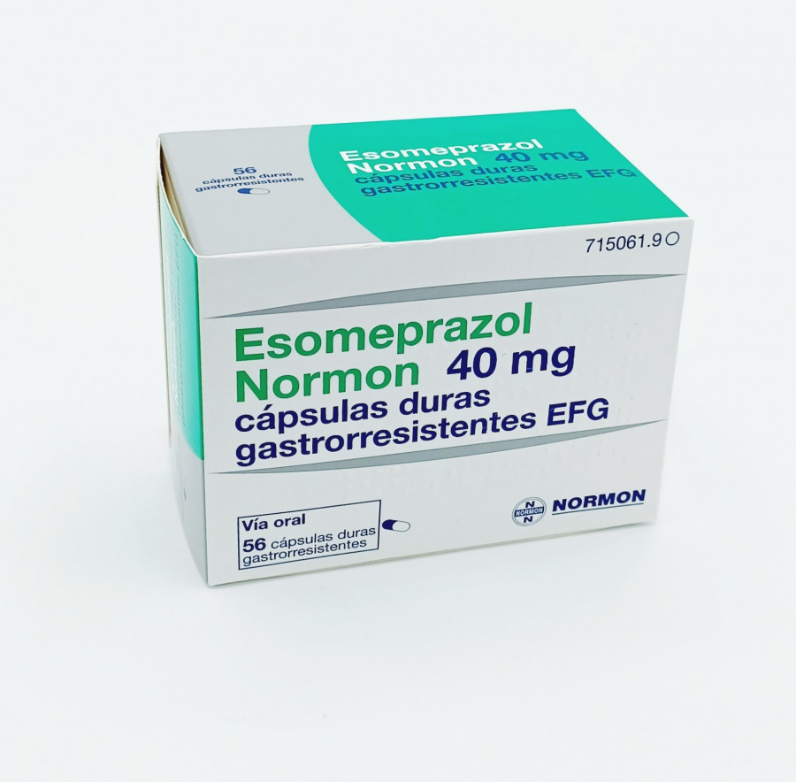 ESOMEPRAZOL NORMON 40 MG CAPSULAS DURAS GASTRORRESISTENTES EFG 28