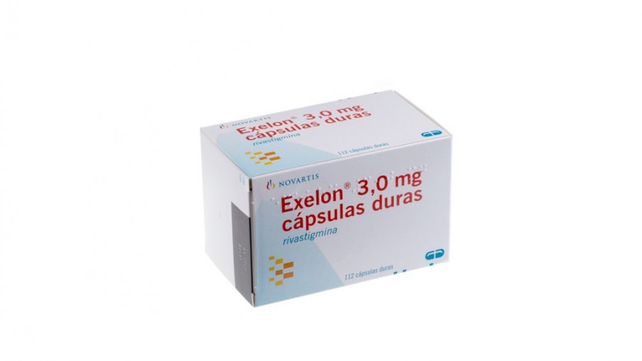 EXELON 3 mg CAPSULAS DURAS, 112 cápsulas fotografía del envase.