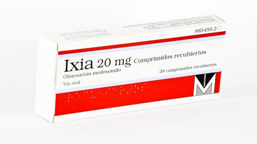 IXIA 20 mg COMPRIMIDOS RECUBIERTOS , 28 comprimidos fotografía del envase.