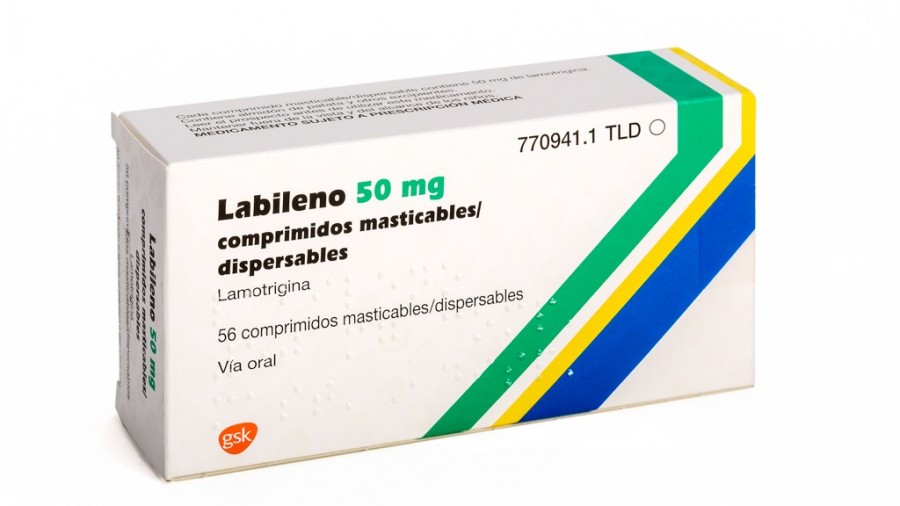LABILENO 50 mg COMPRIMIDOS MASTICABLES/DISPERSABLES, 56 comprimidos fotografía del envase.