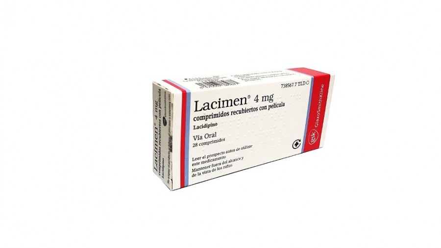LACIMEN 4 mg COMPRIMIDOS RECUBIERTOS CON PELICULA, 28 comprimidos fotografía del envase.