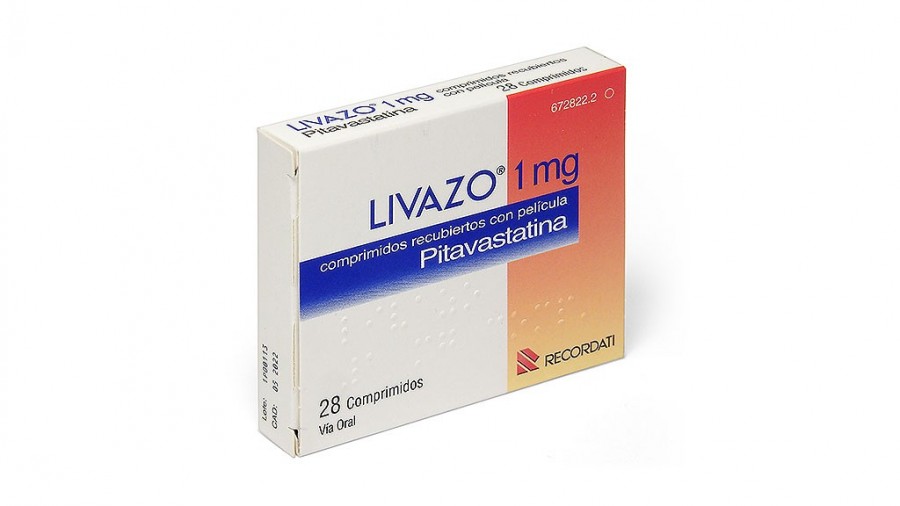 LIVAZO 1 mg COMPRIMIDOS RECUBIERTOS CON PELICULA , 28 comprimidos fotografía del envase.