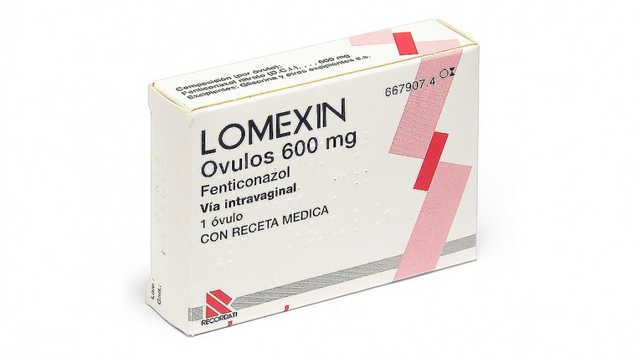 LOMEXIN 600 mg CAPSULA VAGINAL BLANDA, 1 cápsula vaginal fotografía del envase.