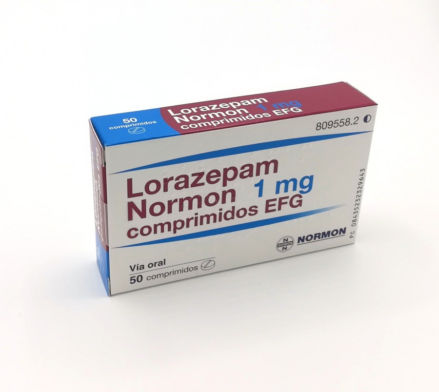 LORAZEPAM NORMON 1 MG COMPRIMIDOS EFG, 25 comprimidos. Precio 1.37€.