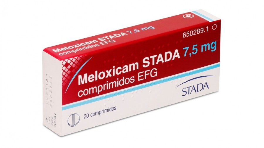 MELOXICAM  STADA 7.5 mg COMPRIMIDOS EFG , 20 comprimidos fotografía del envase.