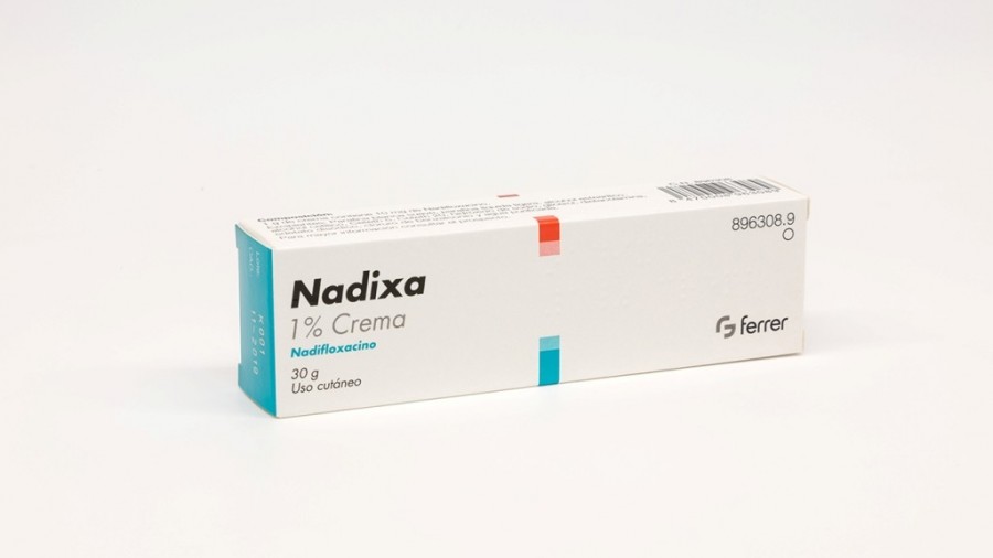 NADIXA  1% CREMA , 1 tubo de 30 g fotografía del envase.