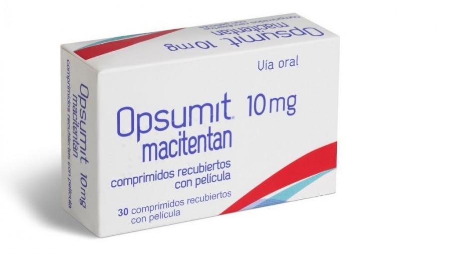 OPSUMIT 10 mg COMPRIMIDOS RECUBIERTOS CON PELICULA 30 comprimidos fotografía del envase.