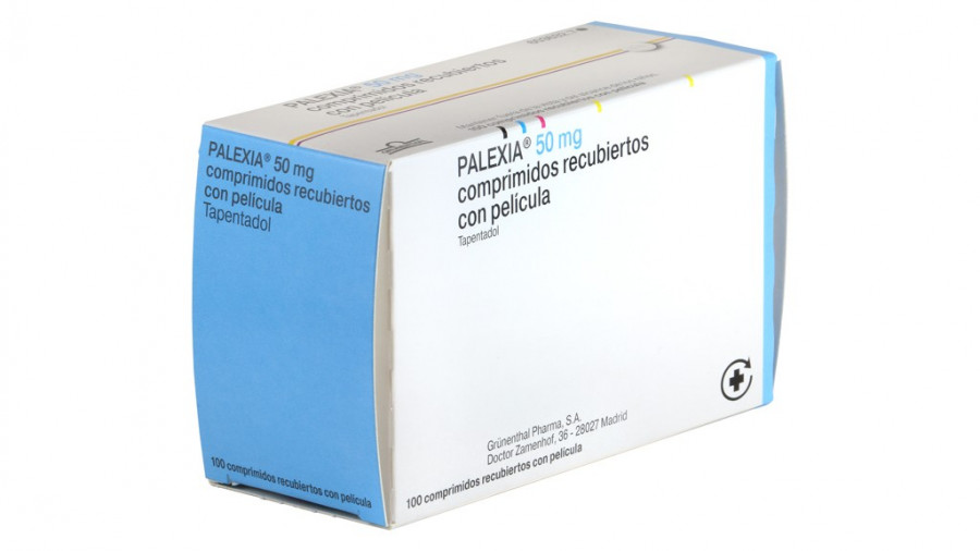 PALEXIA 50 mg COMPRIMIDOS RECUBIERTOS CON PELICULA, 30 comprimidos fotografía del envase.