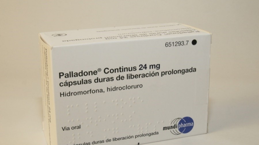 PALLADONE CONTINUS 24 mg  CAPSULAS DURAS DE LIBERACION PROLONGADA , 56 cápsulas fotografía del envase.