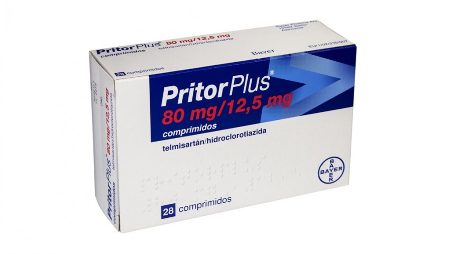 PRITORPLUS 80 mg/12,5 mg COMPRIMIDOS, 28 comprimidos fotografía del envase.