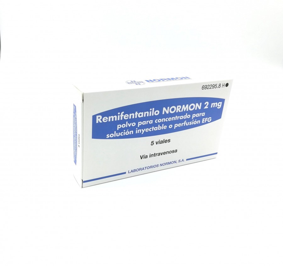 REMIFENTANILO NORMON 2 MG POLVO PARA CONCENTRADO PARA SOLUCION