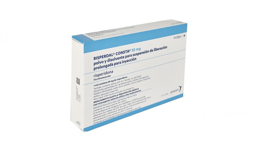 RISPERDAL CONSTA 50 mg POLVO Y DISOLVENTE PARA SUSPENSION ...