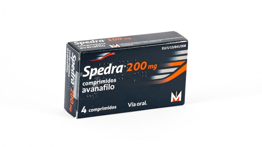 SPEDRA 200 mg comprimidos 4 COMPRIMIDOS fotografía del envase.