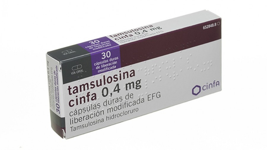 TAMSULOSINA CINFA 0,4 mg CAPSULAS DURAS DE LIBERACION MODIFICADA EFG , 30 cápsulas fotografía del envase.