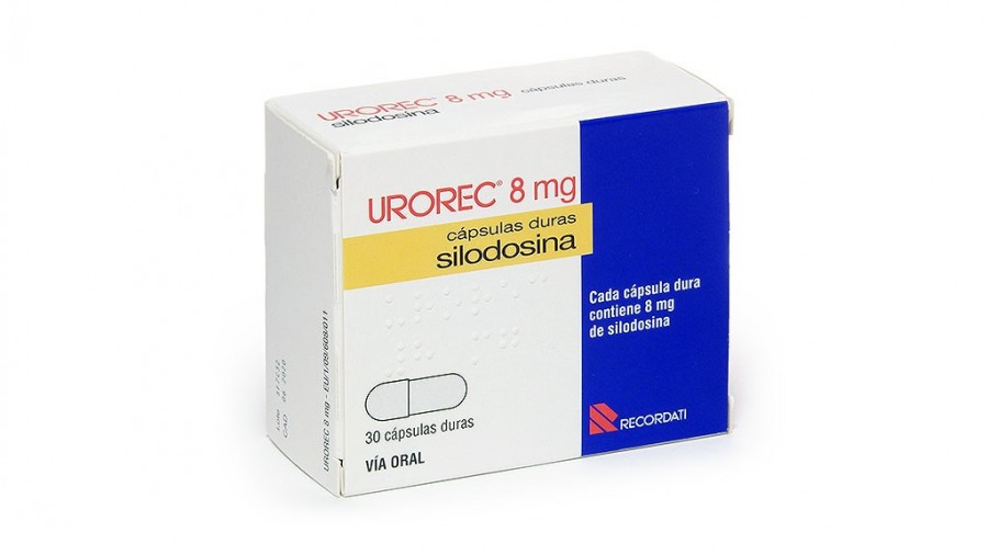 UROREC 8 mg CAPSULAS DURAS, 30 cápsulas fotografía del envase.