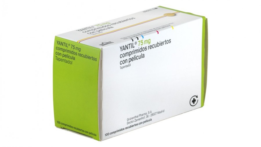 YANTIL 75 mg COMPRIMIDOS RECUBIERTOS CON PELICULA , 100 comprimidos fotografía del envase.