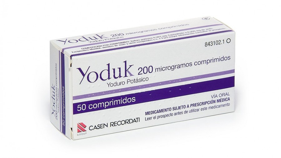 YODUK  200 microgramos COMPRIMIDOS, 50 comprimidos fotografía del envase.