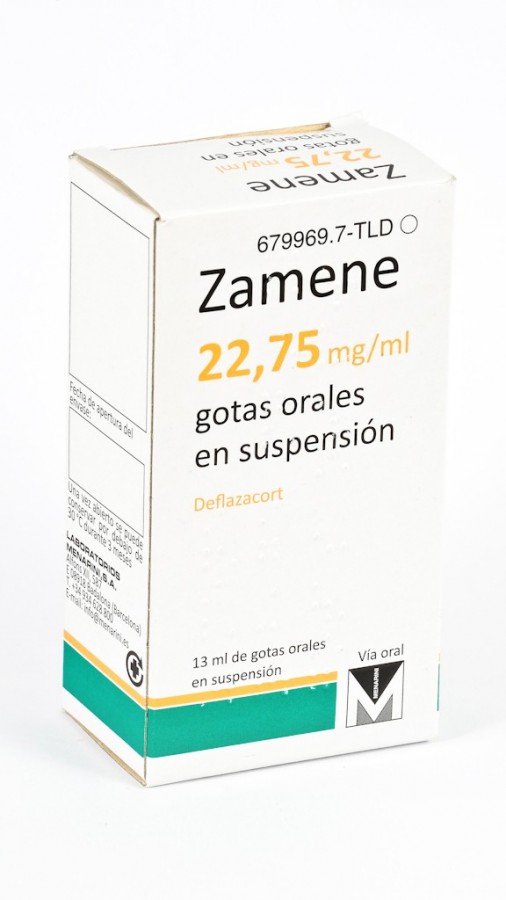 ZAMENE 22,75 mg/ml  GOTAS ORALES EN SUSPENSION , 1 frasco de 13 ml fotografía del envase.