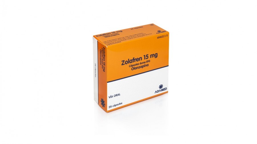 ZOLAFREN 15 mg CAPSULAS DURAS EFG , 28 cápsulas fotografía del envase.