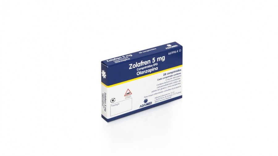 ZOLAFREN 5 mg COMPRIMIDOS EFG , 28 comprimidos fotografía del envase.