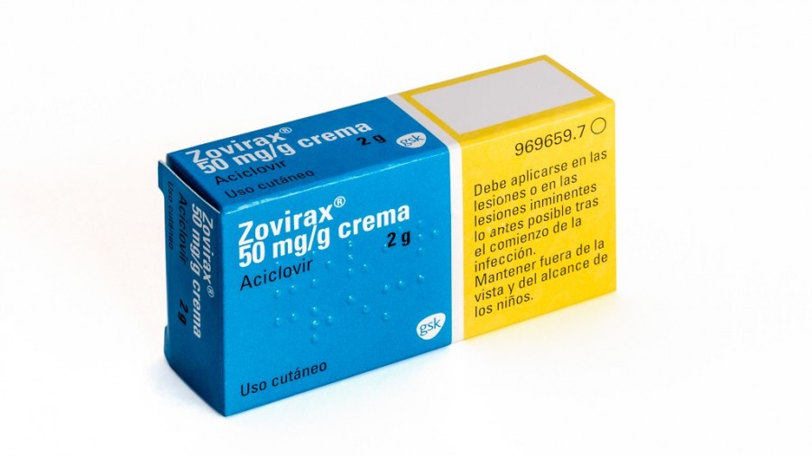 ZOVIRAX 50 mg/g CREMA ,1 tubo de 10 g fotografía del envase.