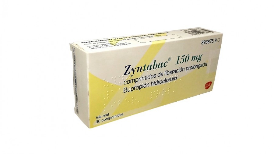ZYNTABAC 150 mg COMPRIMIDOS DE LIBERACION PROLONGADA , 30 comprimidos fotografía del envase.