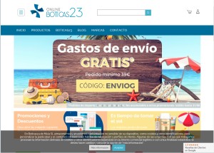 Boticas23, tu farmacia y parafarmacia online