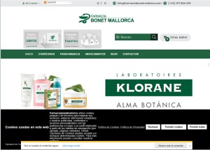 Farmacia Bonet Mallorca: venta de parafarmacia online. - Inicio