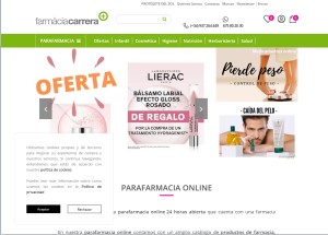 Tu parafarmacia online 24 horas abierta | Farmacia Carrera.com