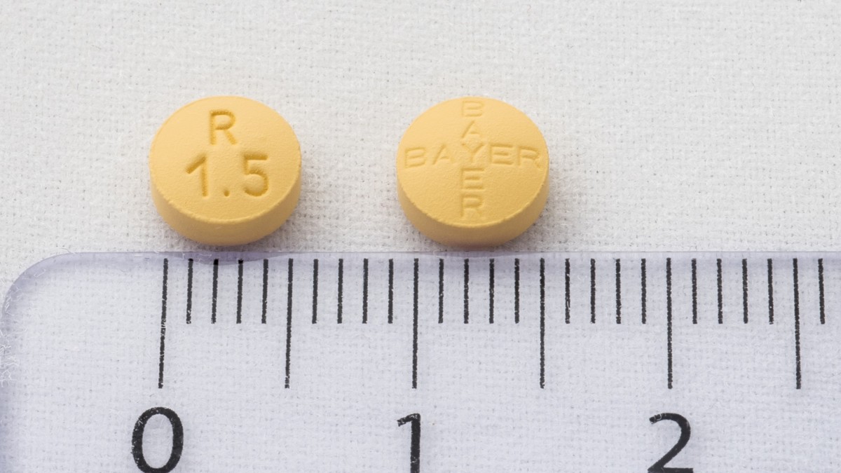 ADEMPAS 1,5 mg comprimidos recubiertos con pelicula 42 comprimidos fotografía de la forma farmacéutica.