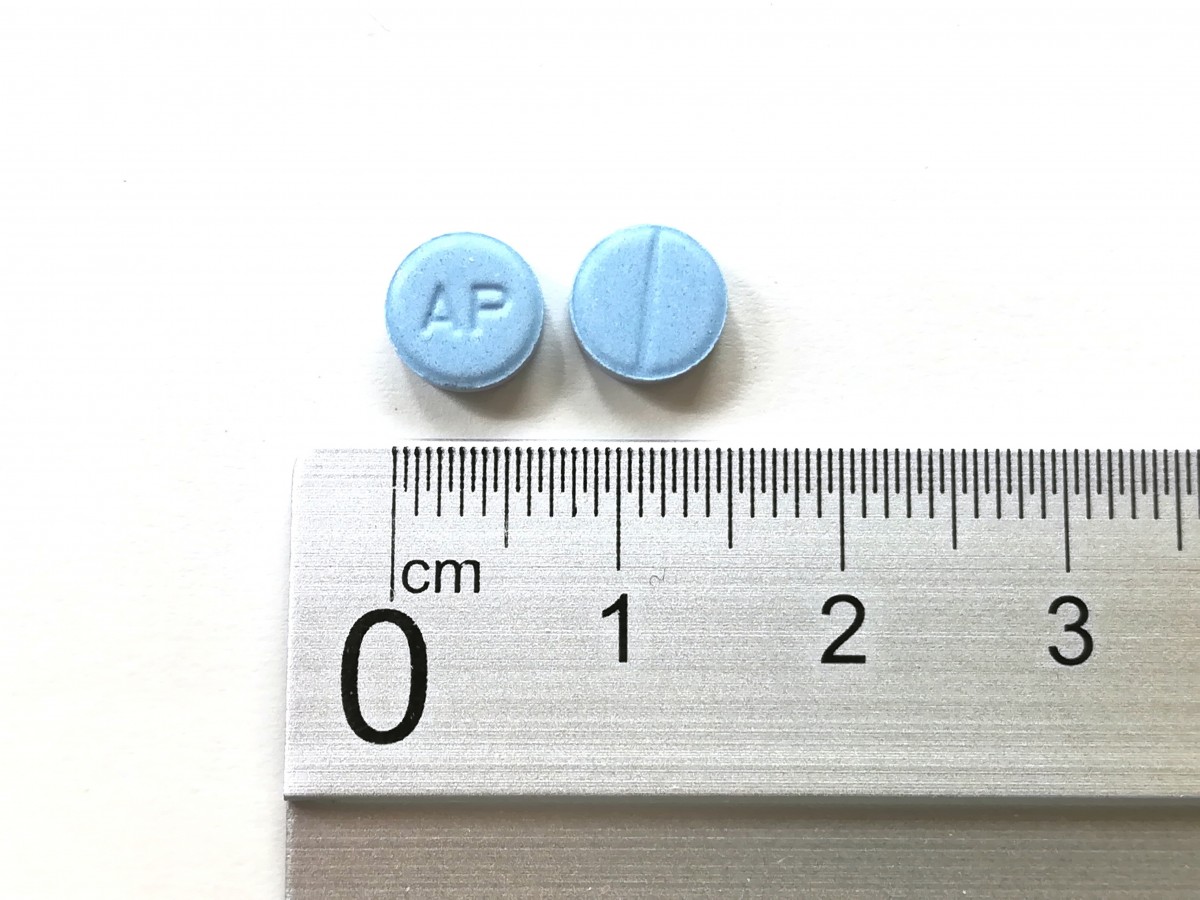 ALPRAZOLAM NORMON 1 mg COMPRIMIDOS EFG, 500 comprimidos fotografía de la forma farmacéutica.