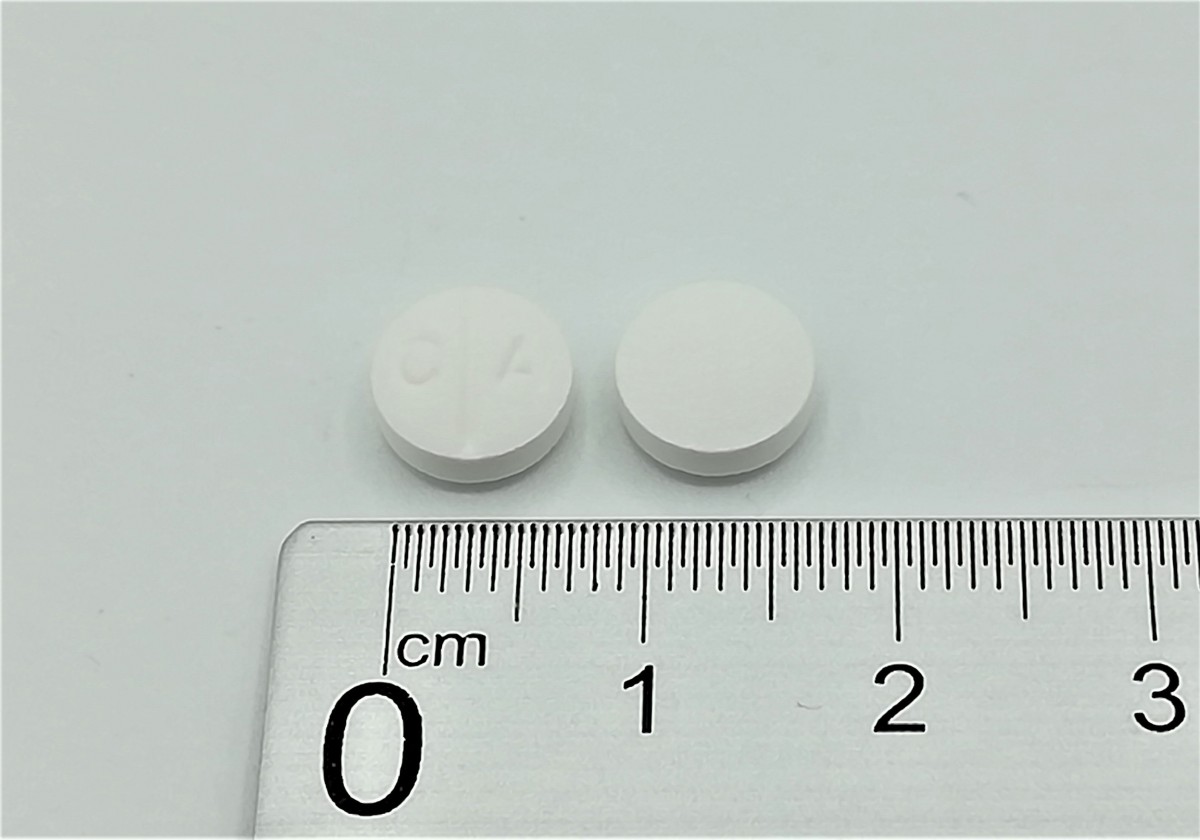 CAPTOPRIL NORMON 50 mg COMPRIMIDOS EFG, 30 comprimidos fotografía de la forma farmacéutica.